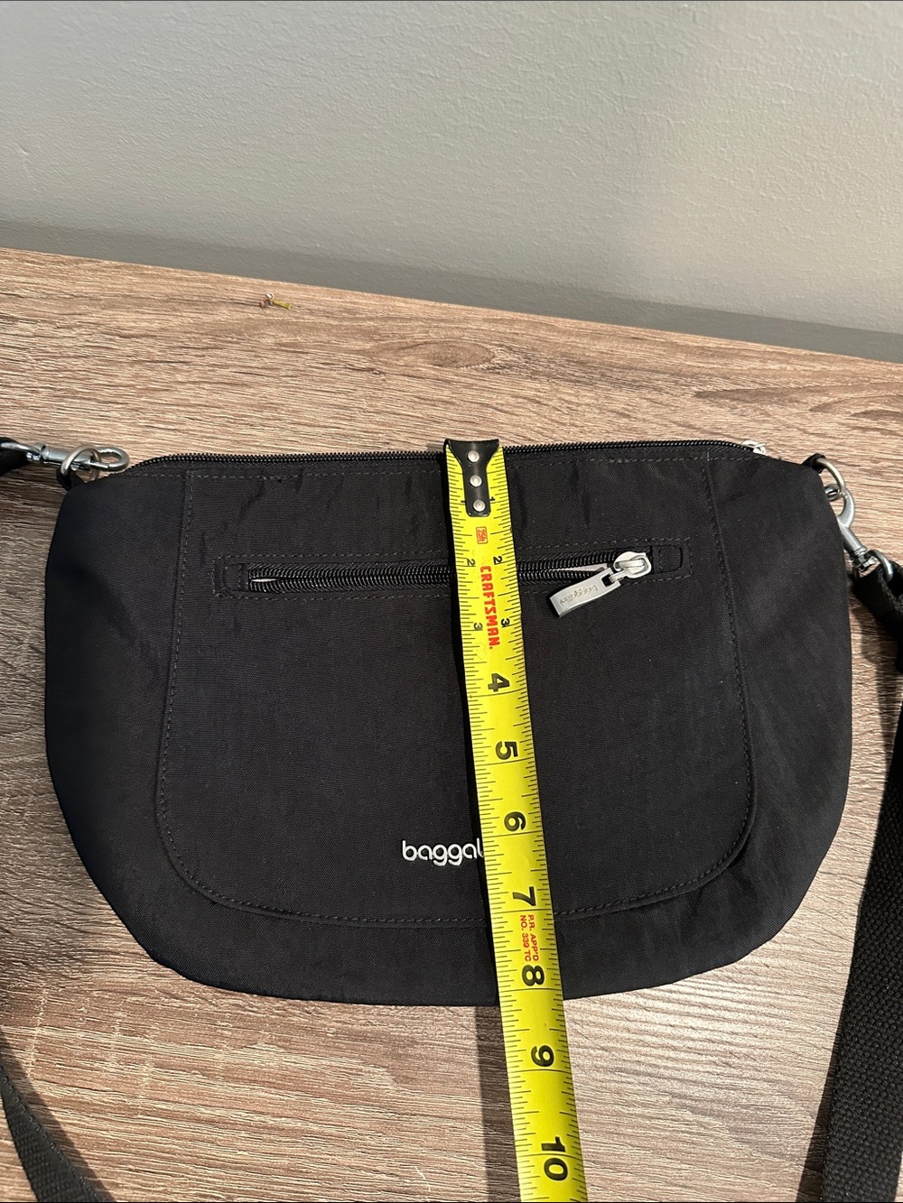 Baggallini Black Nylon Crossbody Bag - Picture 10 of 11